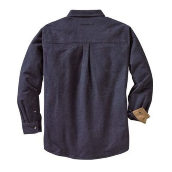 NWOT| LEGENDARY WHITETAILS MEN'S BUCK CAMP FLANNEL/CORDUROY SHIRT | NAVY BLUE … - Picture 3 of 3